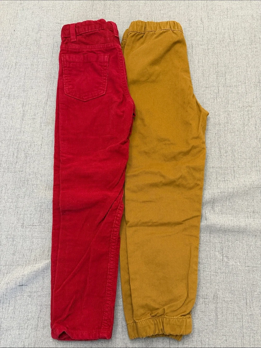 H&M Boys Pants - Red and Mustard Size 6